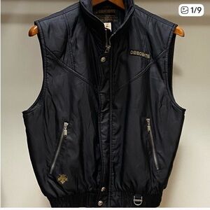 DESCENTE INSULATED BLACK MEN’S VEST SIZE M